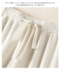 Thick Warm Knitted Casual Chic Basic Soft Elastic High Waist Women's Pants Korean Straight Ankle-Length Pants For Women