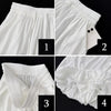 Girls Korean Wide Leg Pants Female Chic Designer High Waist Trousers Lady Baggy Thin Casual Daily Pants