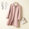100% Wool Coat for women's Coats & Jackets winter clothes Double faced velvet winter coat elegant size S M -XL