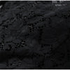 Street Faux Fur Lace Spliced Women's Jacket Black Slim Waist Lapel Long Sleeve Sexy Jackets Y2K Autumn Lady Coats