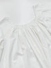 Parc Fee Casual Loose White Women Dress Elegant U-Neck Long Sleeve Floor-Length Dresses Simple Oversize Solid Female Dress