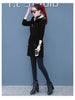 Plus Velvet Thick Lamb Plush Jacket Women Autumn Winter Parkas Lace-Up Of Hooded Loose Long Embroid Trench Coat Female