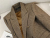Word Pattern Blazer Coat Women 2025New Spring Autumn Winter High-Quality Suit Jacket Outwear Temperament Overwear Ladies