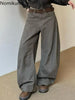 Vintage Wide Leg Pants Women's Clothes Streetwear Y2k Jeans Bottoms Casual Denim Trousers Korean Pantalon Femme