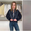 Fringe V-Neck Waist-Cinched Cardigan Open-Front Ribbed Cuff Autumn Causal Ethnic-Style Women Knit Top Vintage Lady Coat