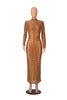 Turtleneck Skinny Women Dresses Sexy Skirt Long Sleeve Bodycon Sexy Streetwear Party Club Hollow out Long Dress