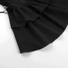 American Gothic Dark Y2K Vintage Dress Women Aesthetic Streetwear Harajuku Grunge Lace Patchwork High Waist Bow Party Dress