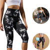 Women's High Waisted Capri Pants Soft Tummy Control No See Through Workout Yoga Running Athletic Push Up Gym Leggings