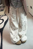 Y2K Streetwear Japanese Harajuku 2000s Korean Pants High Street Women Low Waisted Striped Long Trousers Flare Pants
