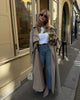 Solid Lace Up Long Trench Coat Women Full Sleeve Lapel Single Breasted Loose Outerwear Lady Autumn Daily Highstreet Coat