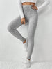 Ribbed Knitted Tight Base Layer Pants Stylish And Comfortable Knit Tights for Women
