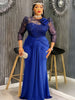 African Dresses for Women Plus Size Sequin Evening Party Long Dress Dashiki Ankara Outfits Robe African Clothes