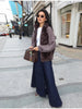 Elegant Fur Knitted Coat Fall Feminine Jackets Vintage Modest Casual-chic Stylish Versatile Party Women Streetwear