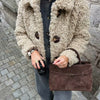Women's Teddy Coat Faux Sheepskin Coats for Women Warm Winter Woman Coat Fluffy Jacket Women Short Hairy Coat Woman