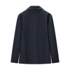 Woman Spring Street Style Solid Pockets Long Sleeves Double Breasted Blazers Female Turn-Down Collar Coats