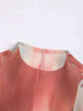 Chic Print Pleated Women's Dresses Color-block Design Round Neck Lantern Sleeves Long Dresses Spring 2AA4759