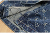 Spring Love Jacquard Denim Skirt Women Autumn Casual Slim Split Buttock Skirt With pockets Female Long Denim Skirts