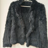 Winter Women Turtle neck Warm Knitted Natural Fur coat Long Sleeve Female Warm Winter Genuine Fur Jacket Thick Outwear