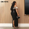 Women Bow Tassel Slash Neck Maxi Dress Fall Winter Sexy Birthday Evening Prom Party Street Long Dresses Vestidos