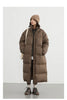 Women Down Coats Long Thick Warm Down Jackets Overcoat White Duck Down Loose Casual Jacket Autumn Winter
