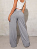 Women's Wide Leg Pants Casual Loose Fit Letter Printed Sweatpants Drag Trousers