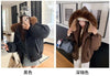 Warm Down jacket Ladies Pai Overcome Winter Cotton Padded Coat Women Parkas Horn Hooded Outcoat Big fur collar Overcoat