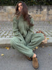 Casual Solid Knit Top Pants Set Women Stand Collar Full Sleeve Sweater Wide Leg Trousers Sets Autumn Lady Suit