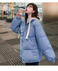 Winter Short Jacket Woman Parkas Thick Warm Spliced Hooded Parka Oversized Korean Loose Cotton Padded Outerwear
