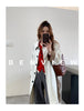 Oversize Casual England-style Turn-down Collar Design Coats for Women Autumn Mid-length Trench Coats