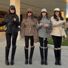 Elegant Woolen Women Short Coat Urban Stand Collar Long Sleeve Belt Pocket Female Outwear Autumn Winter Lady Streetwear