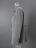 Tide Designer Back Button Blazer For Women Gray Notched Long Sleeve Female Coat Spring Clothing
