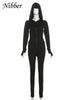 Sporty Casual 2 Piece Set Women Tracksuit Hooded Zip Crop Tops+Leggings Fitness Soft Stretch Streetwear Activity Suit