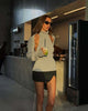 Knitwear 2 Piece-Set Female Vest Ribbed Turtleneck And Casual Patchwork Cover up Outfits Women's Knit Pullover Top