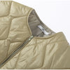 Solid Hooded Quilted Padded Coats Women's Drawstring Zipper Pockets Stand Collar Thicken Jackets Ladies Winter Outwear