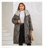 Women's Winter Jackets Plus Size Long Warm Parkas Elegent Hooded With Fur Classic Quilted Coats Women1165