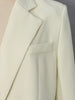 Modern Hollow Out Women Jackets Lapel Collar Long Sleeve Temperament Loose Jacket for Street Outing Wear