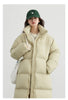 Women Down Coats Long Thick Warm Down Jackets Overcoat White Duck Down Loose Casual Jacket Autumn Winter