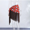 Women Chic Vacation Outfits Leopard Print Sheer Chiffon Shirt Casual Turn-down Collar Mini Dress & Detachable Scarf
