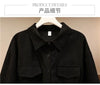 Spring Corduroy Shirt Women Jackets Korean Mid Length Version Cardigan Blouse Ladies Coat Shirts Female Overcoat
