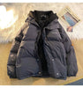 Korean Winter Leisure Cotton Clothes Women Parker coat Y2K Multi-functional Fake Two Pocket Zipper Down Jacket Thick Coat