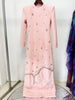 High Street Designer Vestido Women's Long Sleeve Crystal Diamonds Beaded Long Maxi Dress