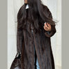 Women Faux Fur Overcoat Chic Lapel Long Sleeve Loose Fluffy Coat Lady Winter Warm Elegant Street Outerwear