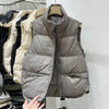 Short Down Cotton Vest Women Spring Autumn Winter Loose Fitting Outer Jacket Female Warm Vest Camisole Jacket Cardigan