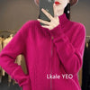Knitted Cardigan Jacket Women Spring Autumn Flip Collar Female Appear Thin Long Sleeve Slim Ladies Sweater Coat