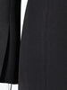Women Black Irregular Mesh Big Size Long Elegant Blazer Lapel Long Sleeve Jacket Spring Autumn 7AB4743
