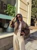 Women Faux Suede Embroidery Jacket Vintage Long Sleeve O Neck Loose Outerwear Short Autumn Winter Coat