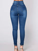 Women’s Skinny Jeans Pants Vintage Denim Jeans Women Stretch Trousers streetwear Straight Leg Wrap Hips Jeans