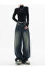 Spring Autumn Wide Leg Jeans Women High Waist Denim Trousers Women's Jeans Harajuku Vintage BF Style Loose Femme Streeetwear