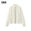 Women Jacket Chenille Texture Loose Raglan Sleeve Stand Collar Slim Look Autumn Casual Style Soft Outerwear