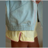 Autumn Y2K Women Stand Collar Zipper Jacket Color Contrast Stitching Loose Long Sleeve Casual Daily Short Outerwear Coat